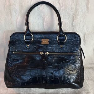 Modalu Crocodile Embossed Handbag